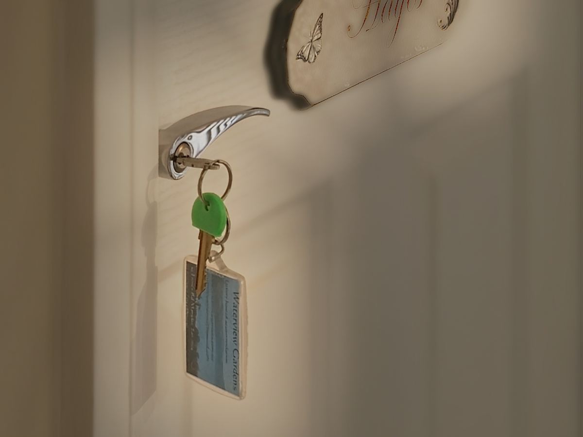 The key in the door